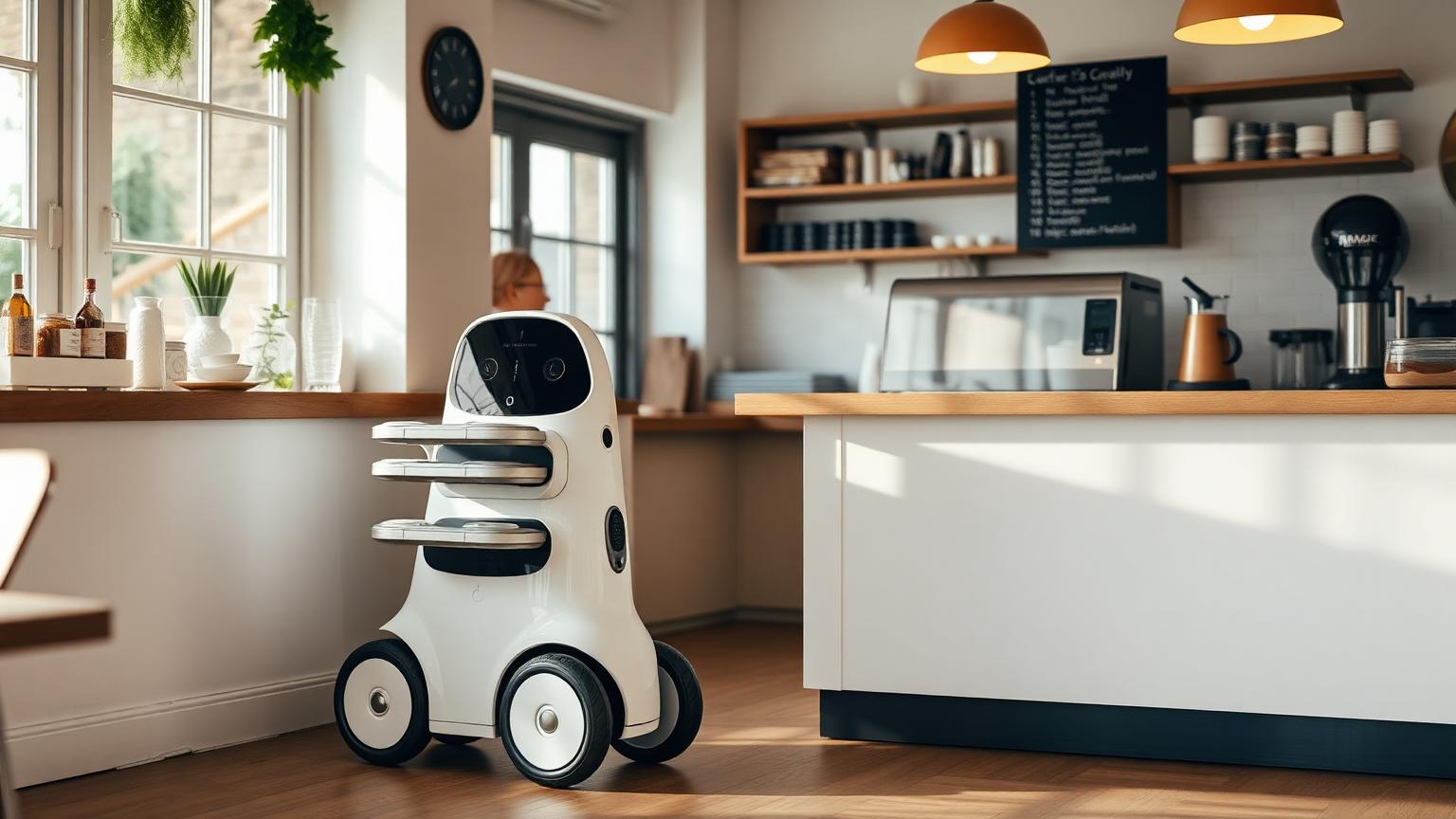 DINERBOT T1 in an independent UK café