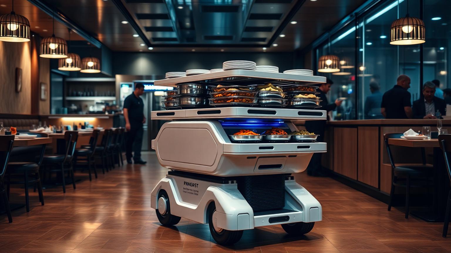 DINERBOT T9 multi-tray delivery