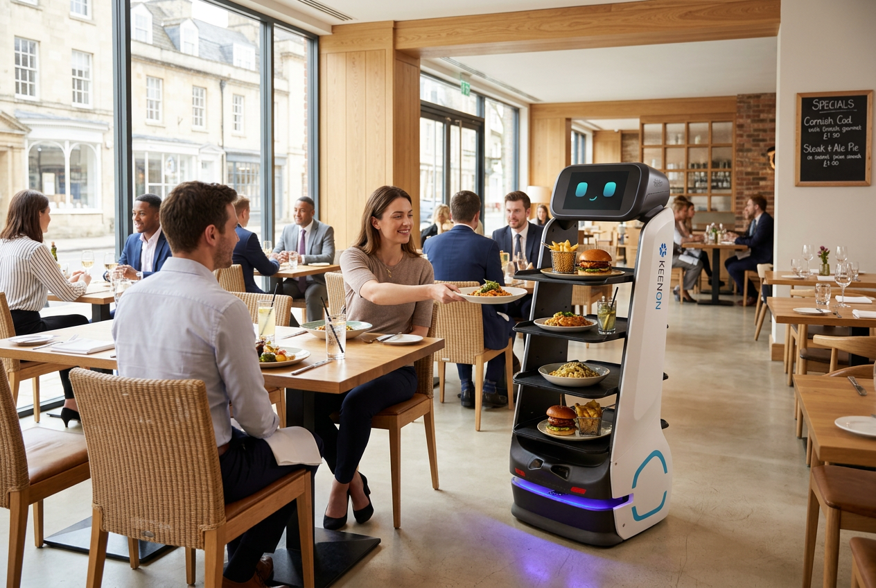 DINERBOT T9 — multi-tray delivery